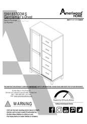 Ameriwood HOME 5991837COMS Instrucciones De Montaje