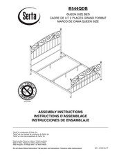 Serta B544QDB Instrucciones De Ensamblaje