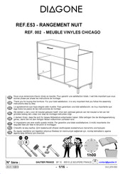 Gautier DIAGONE Chicago E53.002 Instrucciones De Montaje