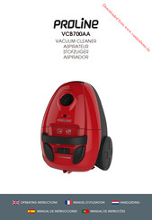 Proline VCB700AA Manual De Instrucciones