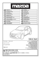 Mazda DD2F-V4-701 Instrucciones De Montaje