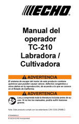 Echo TC-210 Manual Del Operador