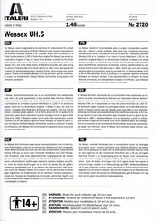 Italeri Wessex UH.5 Manual De Instrucciones