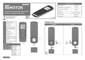 Motorline Professional MX92N Manual Del Usuario / Instalador