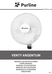 PURLINE VENTY ARGENTUM Manual De Instrucciones