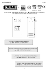 Comar Condensatori G3E Manual De Instrucciones