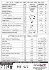 Movelbento MB 1030 Instrucciones De Montaje