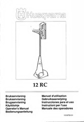 Husqvarna 12 RC Instrucciones Para El Uso