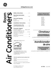 GE AEQ08 Manual Del Propietario Y Instrucciones De Instalación