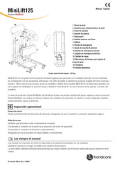 Handicare MiniLift125 Manual Del Usuario