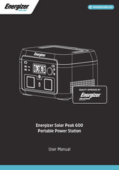 Energizer Solar Peak 600 Manual Del Usuario