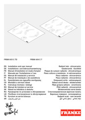 Franke FRSM 604 C T Manual De Instalación Y Servicio