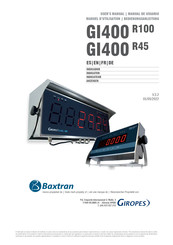 Baxtran GI400 Manual De Usuario