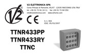 V2 ELETTRONICA TTNR433RY Instrucciones