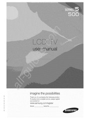 Samsung LN40C500 Manual