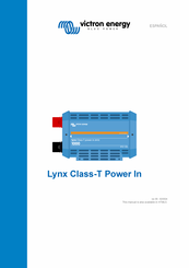 Victron energy Lynx Class-T Power In Manual Del Usuario