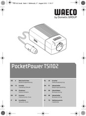 Dometic GROUP WAECO PocketPower TSI102 Instrucciones De Uso