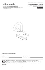 Allen + Roth 67692W-6104 Instrucciones De Montaje