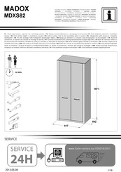 Forte MADOX MDXS82 Instrucciones De Montaje