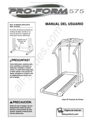 ProForm 575 Manual Del Usuario