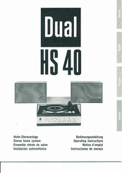 Dual HS 40 Instrucciones De Manejo