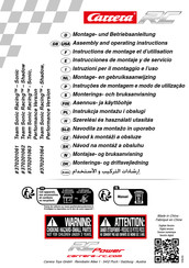Carrera RC Team Sonic Racing Shadow Performance Version Instrucciones De Montaje Y De Servicio