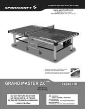 Sportcraft GRAND MASTER 2.0 Manual Del Usuario