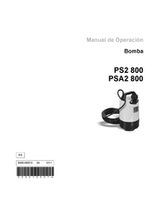 Wacker Neuson PSA2 800 Manual De Operación