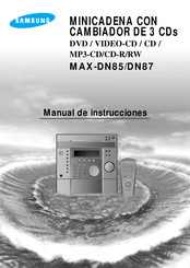 Samsung MAX-DN87 Manual De Instrucciones