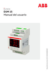 ABB D1M 15 Manual Del Usuario