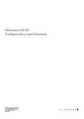 Dell Alienware m15 R2 Configuración Y Especificaciones
