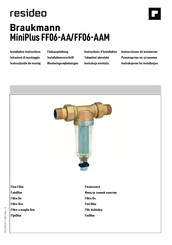 resideo Braukmann MiniPlus FF06-AA Instrucciones De Instalación