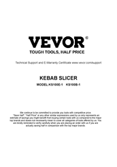 VEVOR KS100B-1 Manual De Instrucciones