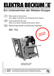 Elektra Beckum BW 750 Instrucciones De Uso