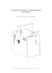 FACTOR FOGGER FS-HAZER-01 Manual De Usario