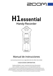 Zoom H1essential Manual De Instrucciones