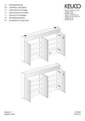 KEUCO Edition 11 21203 Instrucciones De Montaje