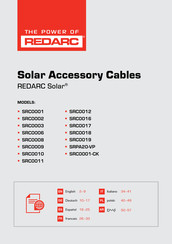 Redarc Solar SRC0018 Manual