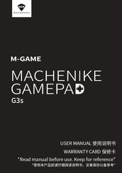 MACHENIKE G3S Manual Del Usuario