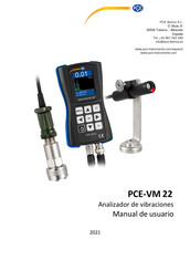 PCE Instruments PCE-VM 22 Manual De Usuario