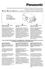 Panasonic FV-15NLFS1H Instrucciones De Instalación