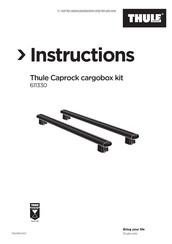 Thule 611330 Manual De Instrucciones