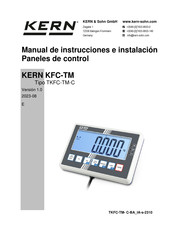 KERN TKFC-TM-C Manual De Instrucciones E Instalación