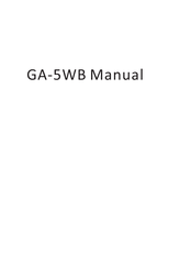 Radioddity GA-5WB Manual