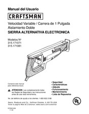 Craftsman 315.171071 Manual Del Usuario