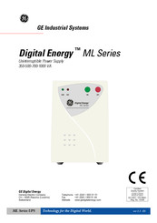 GE Digital Energy ML Serie Manual Del Usuario