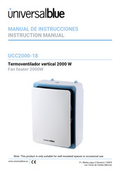 universalblue UCC2000-18 Manual De Instrucciones