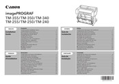 Canon imagePROGRAF TM-255 Guia De Instalacion