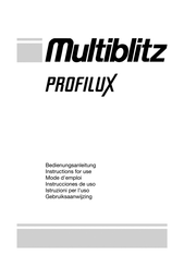 Multiblitz PROFILUX 600 Instrucciones De Uso