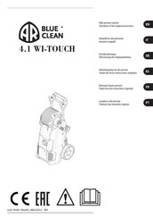 Blue Clean 4.1 WI-TOUCH Traducción De Las Instrucciones Originales